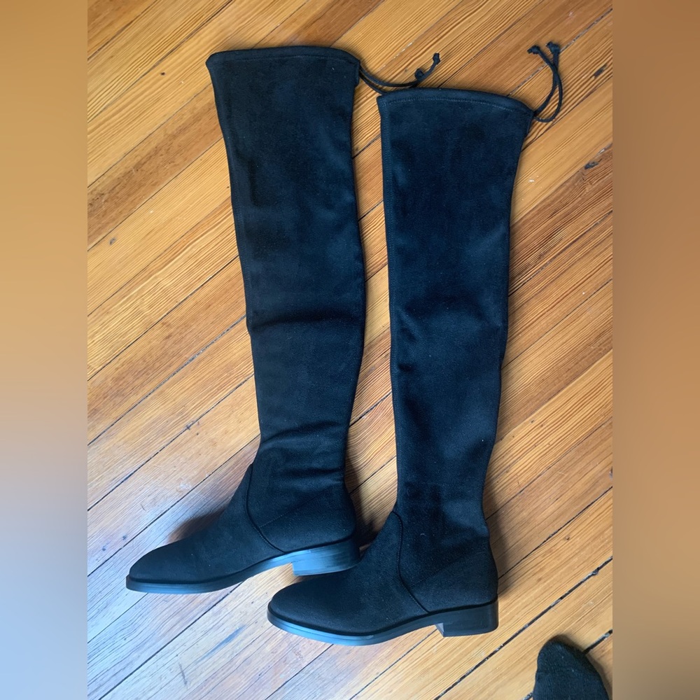 Stuart Weitzman Jocey Suede Over-The-Knee Boots